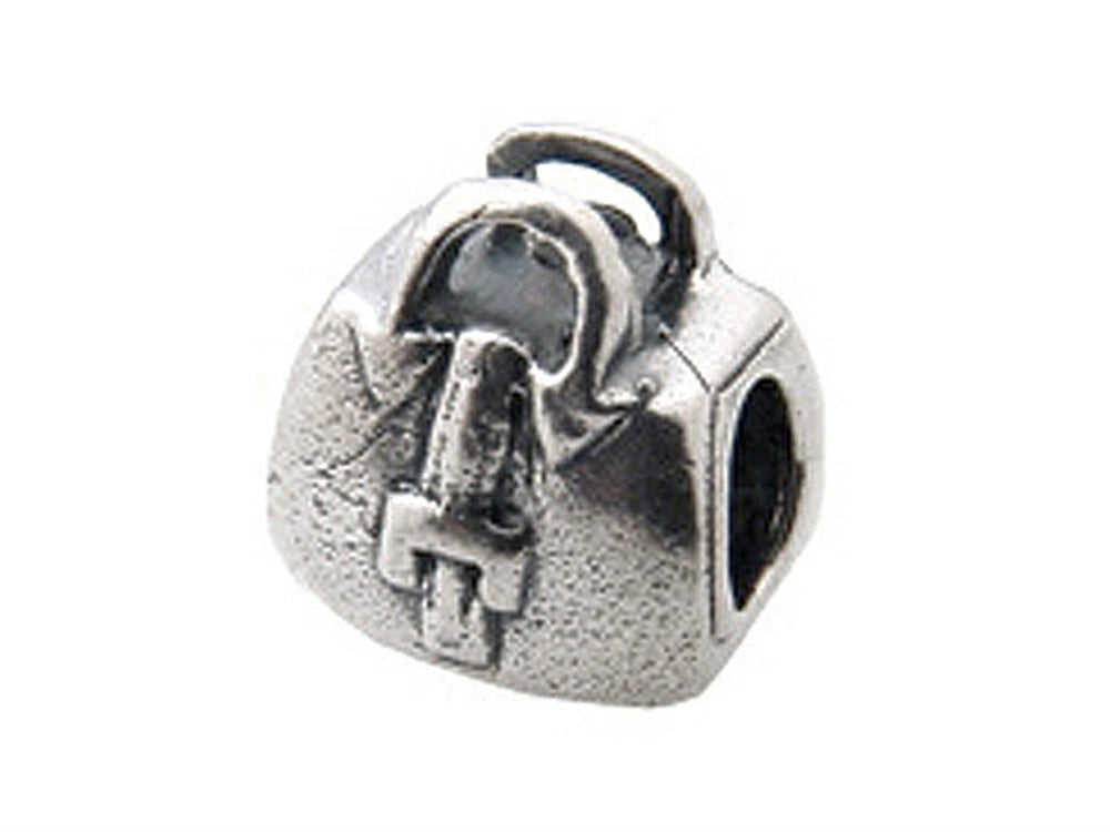 Zable™ Sterling Silver Purse Bead / Charm