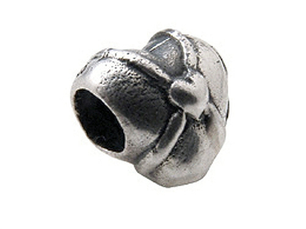 Zable™ Sterling Silver Heart with Ribbons Bead / Charm