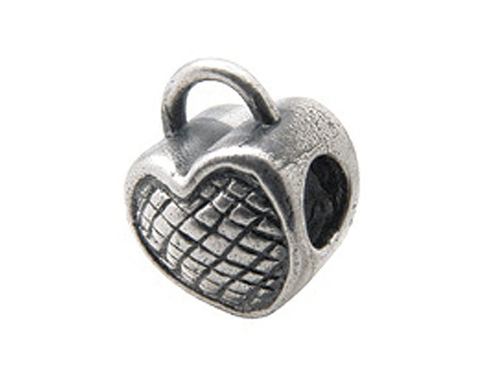Zable™ Sterling Silver Heart Lock Bead / Charm