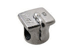 Zable™ Sterling Silver Graduation Cap Bead / Charm