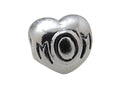 Zable™ Sterling Silver Mom Heart Bead / Charm