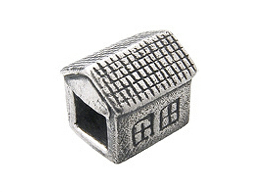 Zable™ Sterling Silver House Bead / Charm