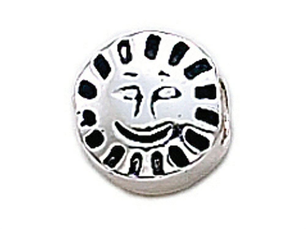 Zable™ Sterling Silver Sun Bead / Charm