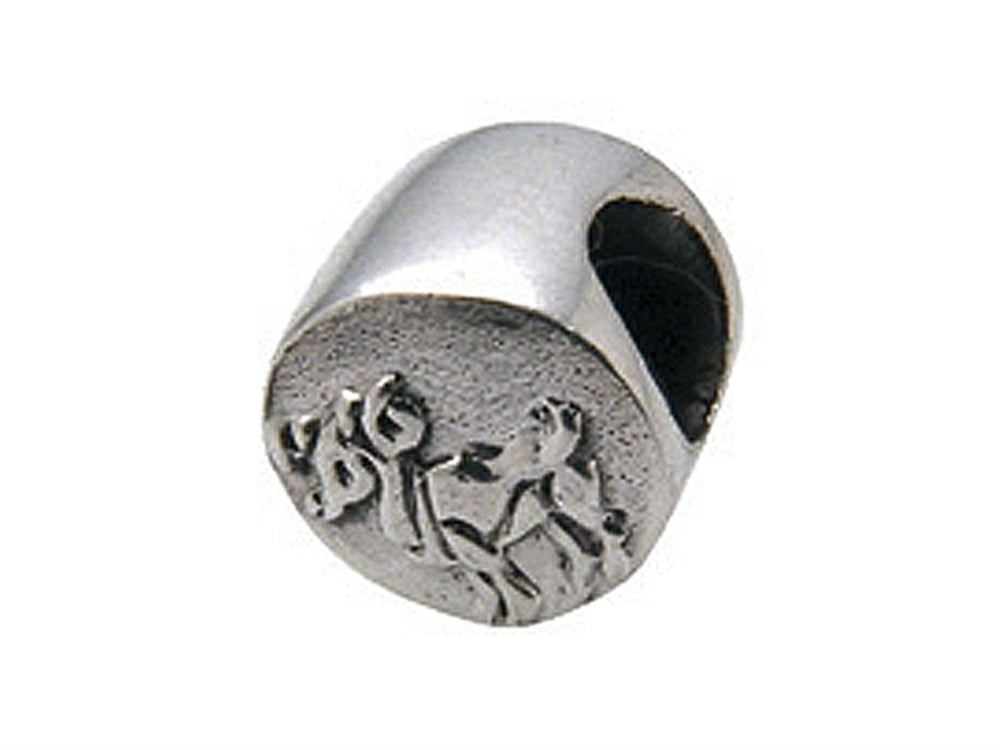 Zable™ Sterling Silver Zodiac-Aries Bead / Charm