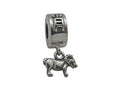 Zable™ Sterling Silver Chinese Zodiac-Sheep Bead / Charm
