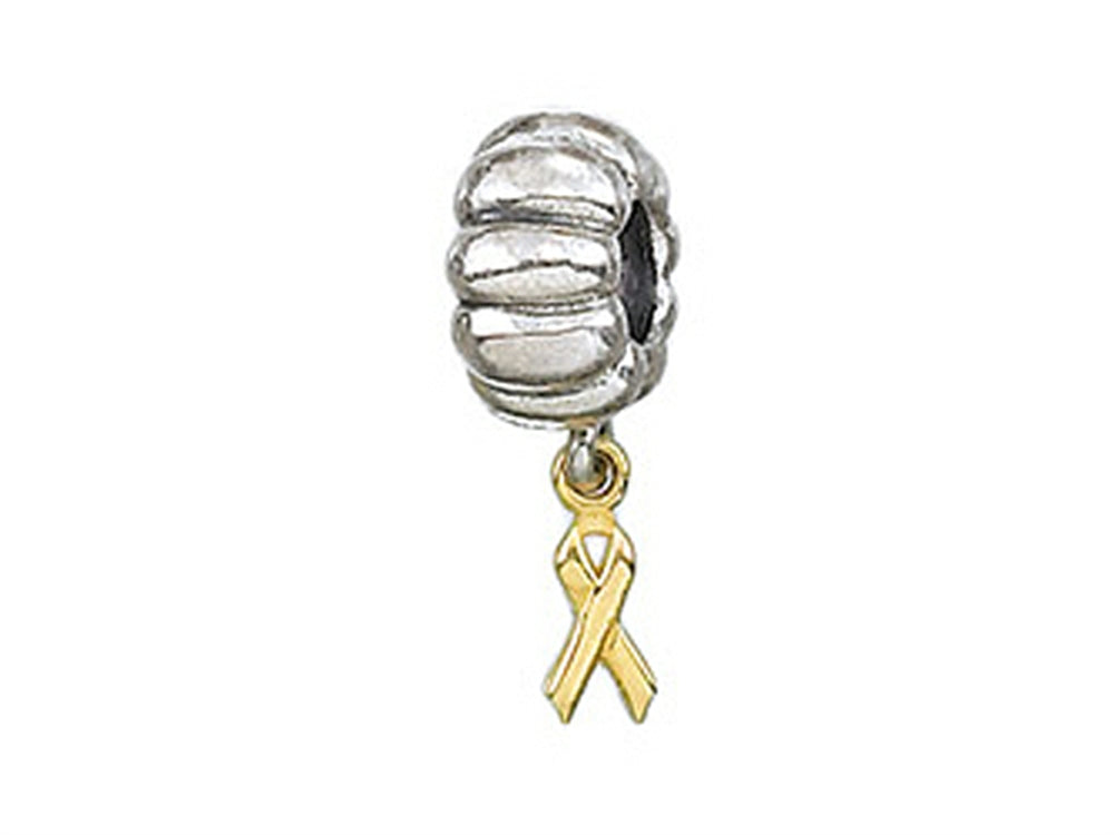 Zable™ 14k Ribbon Dangle Bead / Charm
