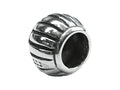 Zable™ Sterling Silver Fluted Spacer Bead / Charm