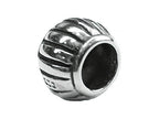 Zable™ Sterling Silver Fluted Spacer Bead / Charm