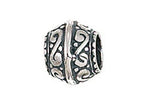 Zable™ Sterling Silver Filigree Spacer Bead / Charm