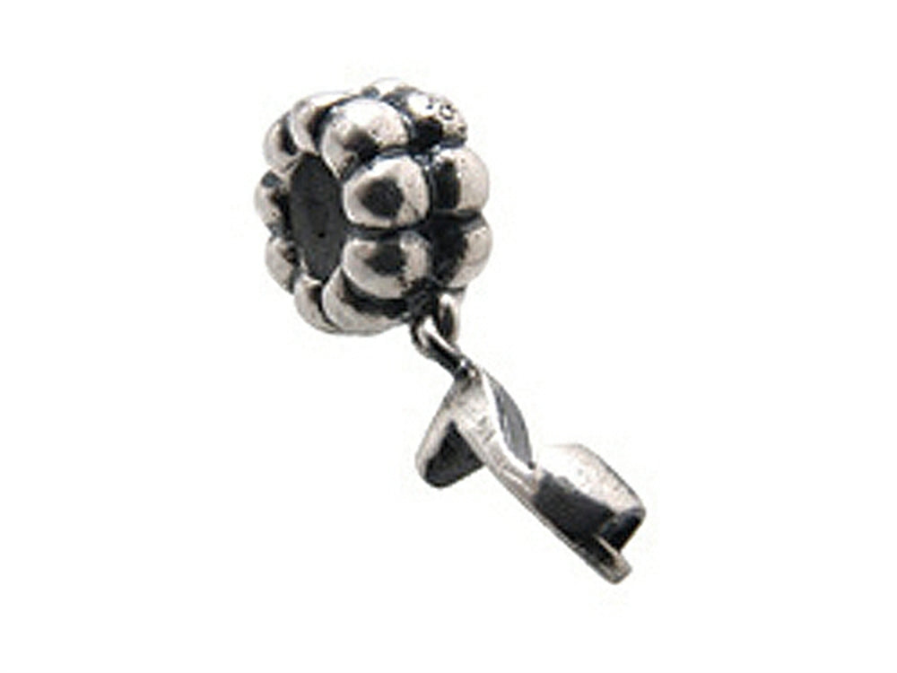 Zable™ Sterling Silver Dangle Sandal Bead / Charm