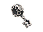 Zable™ Sterling Silver Dangle Star Bead / Charm
