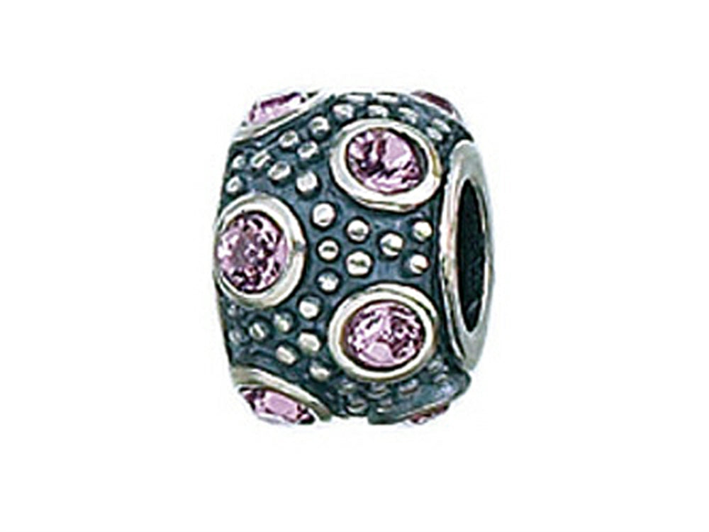Zable™ Sterling Silver June Crystal Ball Bead / Charm
