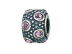Zable™ Sterling Silver June Crystal Ball Bead / Charm