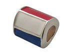 Zable™ Sterling Silver Netherlands Enamel Flag Compatible Bead / Charm