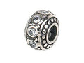 Zable™ Sterling Silver Crystal Birth Month April Bead / Charm