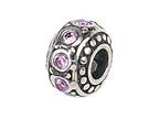 Zable™ Sterling Silver Crystal Birth Month June Bead / Charm