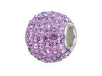Zable™ Sterling Silver Pave Crystal Birth Month - June Bead / Charm