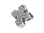 Zable™ Sterling Silver Cross, Fancy Bead / Charm