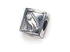 Zable™ Sterling Silver Bible/Praying Hands Bead / Charm
