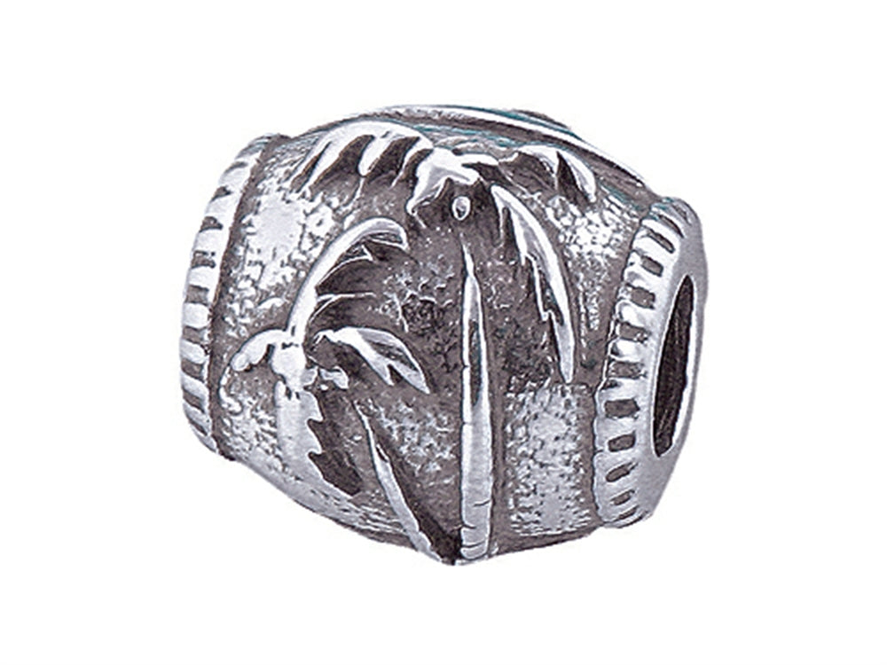 Zable™ Sterling Silver Palm Tree Compatible Bead / Charm