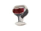 Zable™ Sterling Silver Wine Glass Bead / Charm