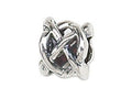 Zable™ Sterling Silver Celtic Braid Spacer * Bead / Charm