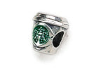 Zable™ Sterling Silver Popular Coffee Cup Compatible Bead / Charm