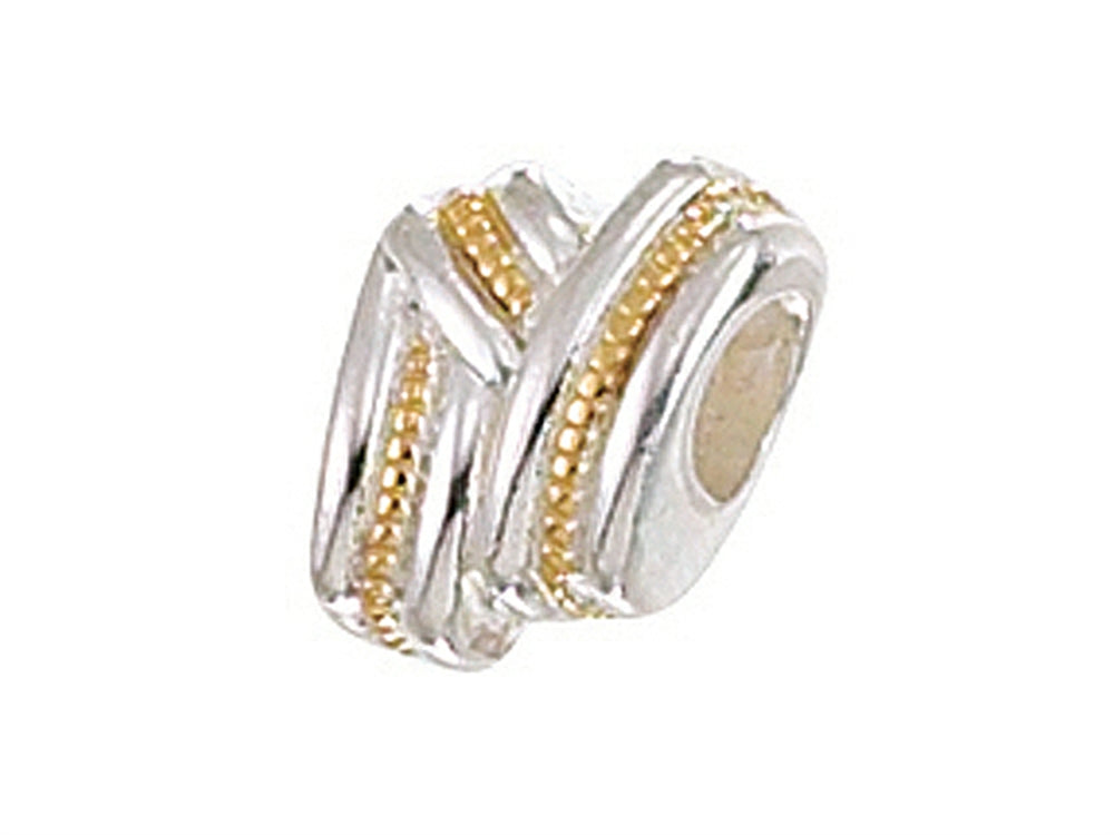 Zable™ Sterling Silver Designer Z Bead / Charm