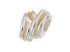 Zable™ Sterling Silver Designer Z Bead / Charm