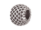 Zable™ Sterling Silver Spacer Honeycomb Bead / Charm