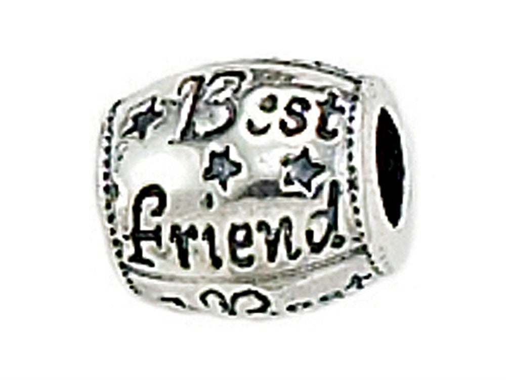 Zable™ Sterling Silver Best Friend's Bead / Charm