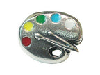 Zable™ Sterling Silver Artist Palette Bead / Charm