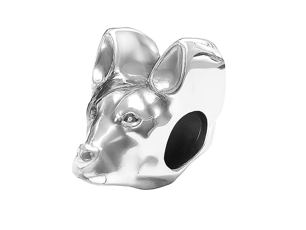Zable™ Sterling Silver German Shepherd Compatible Bead / Charm