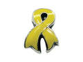 Zable™ Sterling Silver Awareness Ribbon Yellow Bead / Charm