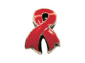 Zable™ Sterling Silver Awarenes Ribbon Red Bead / Charm