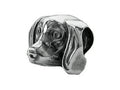 Zable™ Sterling Silver Daschund Compatible Bead / Charm