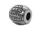 Zable™ Sterling Silver Happy Birthday Bead / Charm