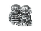Zable™ Sterling Silver Boy-Girl Bead / Charm