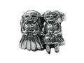 Zable™ Sterling Silver Girl-Girl Bead / Charm