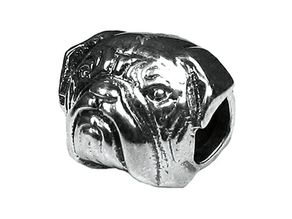 Zable™ Sterling Silver Bulldog Compatible Bead / Charm
