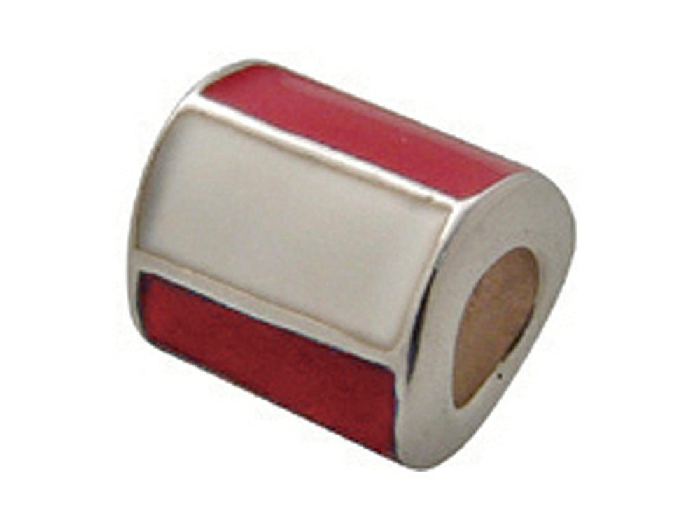Zable™ Sterling Silver Flag-Austria Compatible Bead / Charm