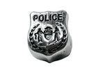 Zable™ Sterling Silver Police Badge Bead / Charm
