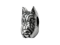 Zable™ Sterling Silver Schnauzer Bead / Charm