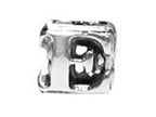 Zable™ Sterling Silver Open Initial E Bead / Charm