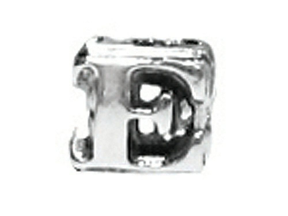 Zable™ Sterling Silver Open Initial E Bead / Charm