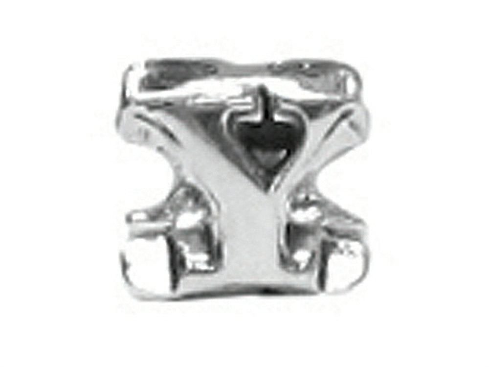Zable™ Sterling Silver Open Initial Y Bead / Charm