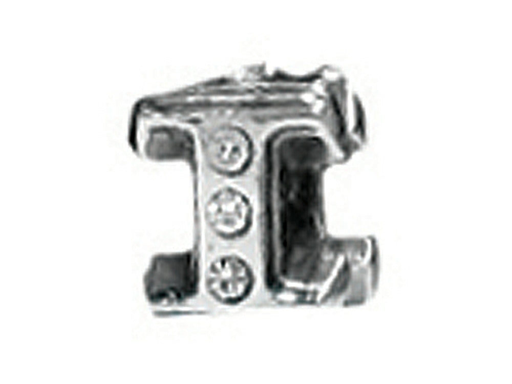 Zable™ Sterling Silver CZ Initial I Bead / Charm