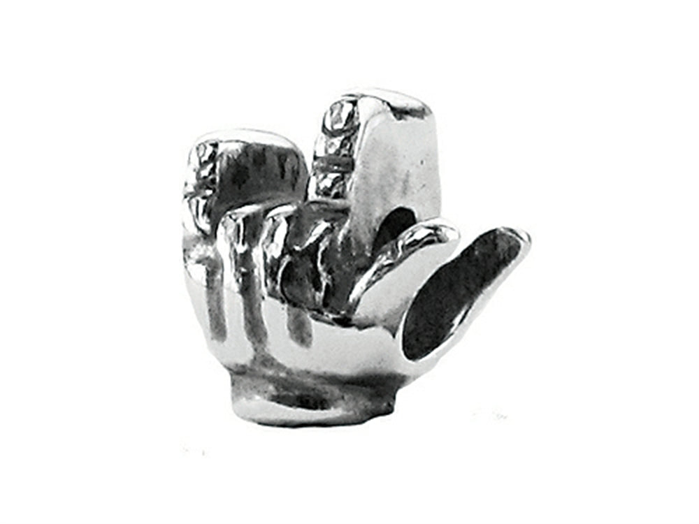 Zable™ Sterling Silver I Love You Sign Bead / Charm