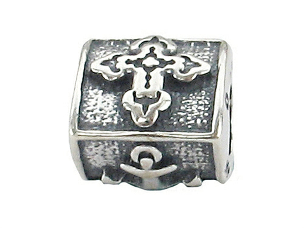 Zable™ Sterling Silver Faith, Hope and Charity Bead / Charm