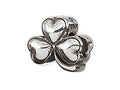 Zable™ Sterling Silver Shamrock Bead / Charm